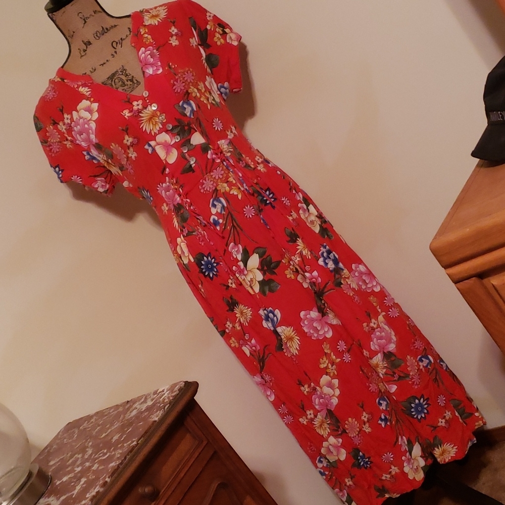 Flower dress.